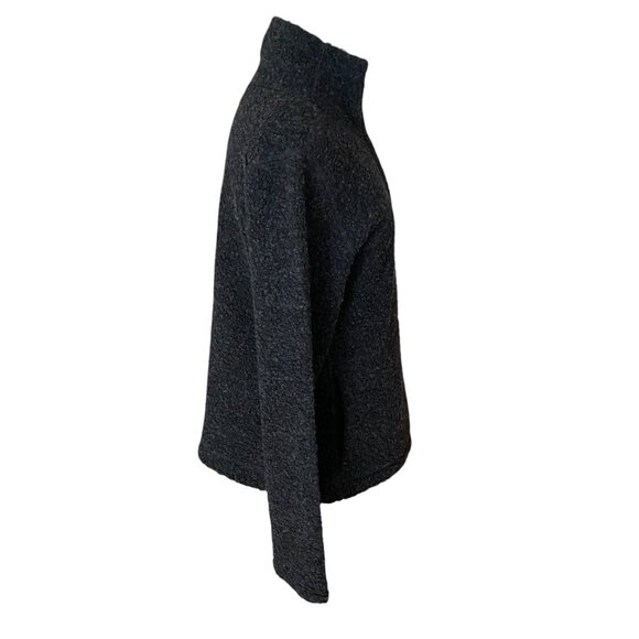 Nau Randygoat Wool Blend Full Zip Jacket Charcoal Gray Shearling Gorpcore Ski-L - Picture 6 of 14